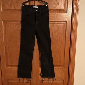 Zara Black Flare Jeans